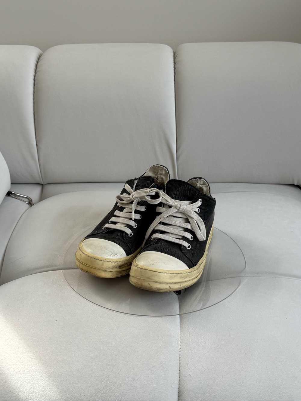 Rick Owens DRKSHDW Canvas Sneakers 37